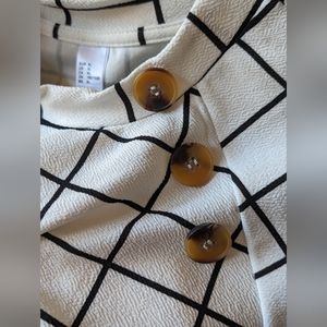 Puff Sleeve Plaid Blouse